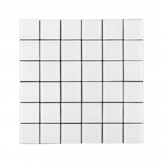 Malla XL White 30cm x 30cm Peel & Stick Mosaic Tile